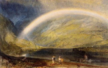 ジョセフ・マロード・ウィリアム・ターナー Painting - レインボー オスタースペイ ロマンティック ターナーのダンクホルダー ヴィンヤードからのライン川の眺め